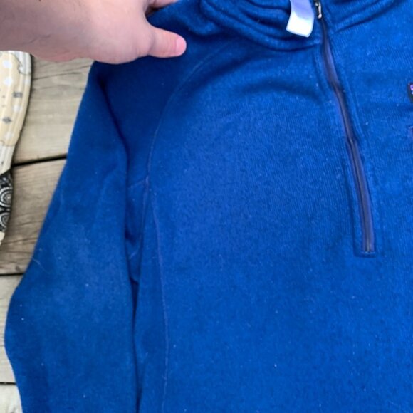 Patagonia Better Sweater Half Zip Jacket XL Blue - Picture 11 of 11
